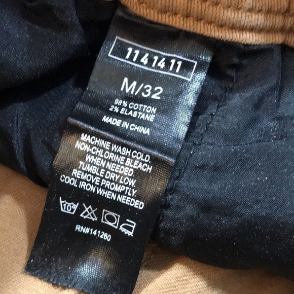 KDNK Camel Zip Ankle Pull-On Drawstring Cotton Stretch Twill Pants size M - Picture 9 of 9